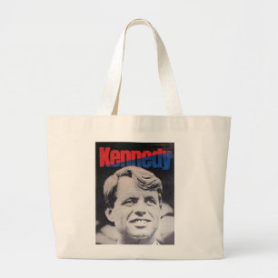 RFK Plakat-Taschen-Tasche 1968 Jumbo Stoffbeutel