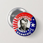 RFK Präsident - Knopf Button (Vorne & Hinten)