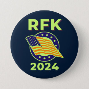 RFK Robert F Kennedy Jr für den Präsidenten 2024 Button