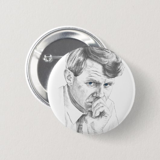RFK: Robert Kennedy Button Button (Vorne & Hinten)