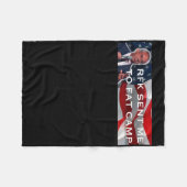 Rfk schickte mich ins Fett-Lager Fleecedecke (Vorderseite (Horizontal))