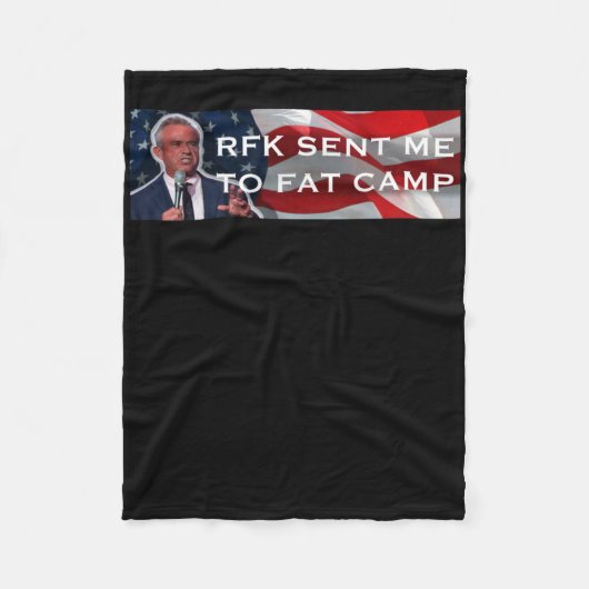 Rfk schickte mich ins Fett-Lager Fleecedecke (Vorderseite)