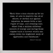 RFK-Zitat Poster (Vorne)