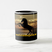 RFM Pferd und Sonnenuntergang/Sonnenaufgang Tasse (Zentrum)