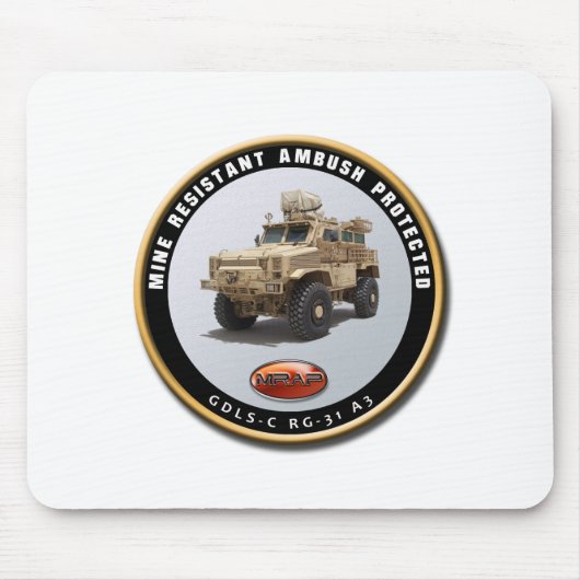 RG-31 MRAP Fahrzeug Mousepad (Vorne)