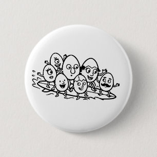 RG RA Egg Art Button