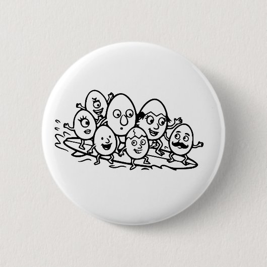 RG RA Egg Art Button (Vorderseite)