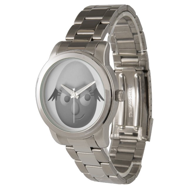 RG RA Ei-Kunst Armbanduhr (Schrägansicht)