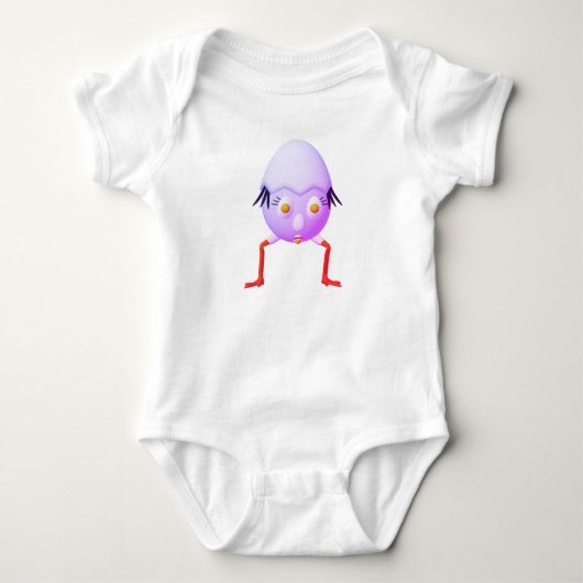 RG RA Ei Kunst Baby Strampler (Vorderseite)
