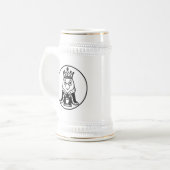 RG RA Ei-Kunst Bierglas (Vorderseite Links)