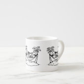 RG RA Ei-Kunst Espressotasse (Vorderseite Rechts)