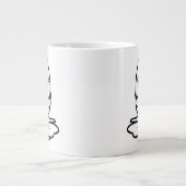 RG RA Ei-Kunst Jumbo-Tasse (Vorderseite)