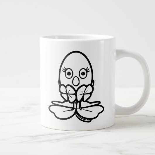 RG RA Ei-Kunst Jumbo-Tasse (Rechts)