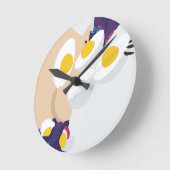 RG RA Ei-Kunst Runde Wanduhr (Winkel)