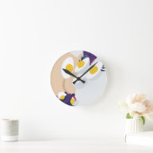 RG RA Ei-Kunst Runde Wanduhr (Zuhause)