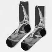 RG RA Ei-Kunst Socken (Linkes Detail)