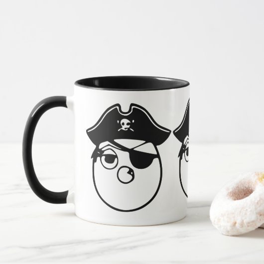 RG RA Ei-Kunst Tasse (Mit Donut)