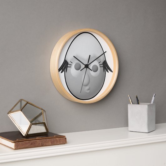 RG RA Ei-Kunst Uhr (Büro)