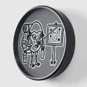 RG RA Ei-Kunst Uhr (Winkel)