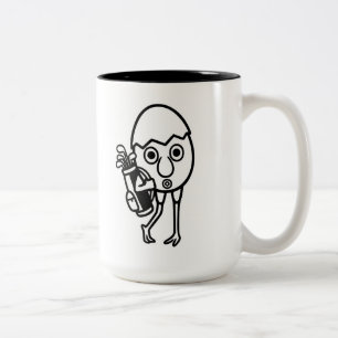 RG RA Ei-Kunst Zweifarbige Tasse