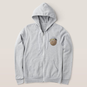 RG & RA Eigenwilliger Ei-Charakter Süßes Design Hoodie