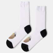 RG & RA Eigenwilliger Ei-Charakter Süßes Design Socken (Linkes Detail)