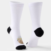 RG & RA Eigenwilliger Ei-Charakter Süßes Design Socken (Gewinkelt)