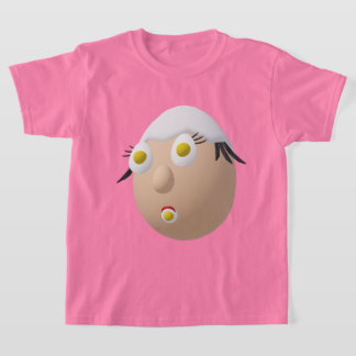 RG & RA Quirky Egg Character Cute Design T-Shirt