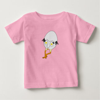 RG & RA Skurriler Ei-Charakter Süßes Design Baby T-shirt