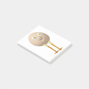 RG & RA Skurriler Ei-Charakter Süßes Design Post-it Klebezettel