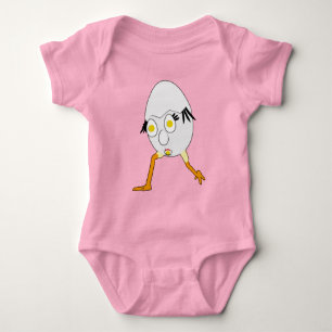 RG & RA Skurriles Ei-Charakter Süßes Design Baby Strampler