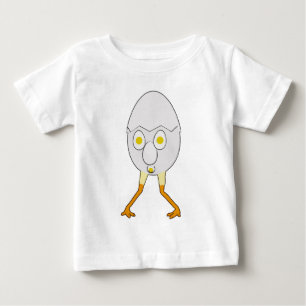 RG & RA Skurriles Ei-Charakter Süßes Design Baby T-shirt