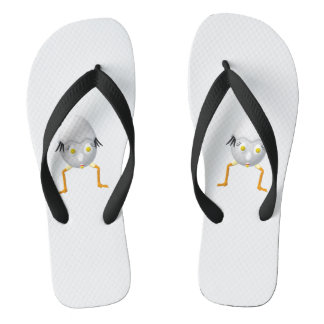 RG & RA Skurriles Ei-Charakter Süßes Design Badesandalen