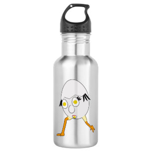 RG & RA Skurriles Ei-Charakter Süßes Design Edelstahlflasche