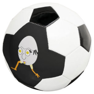 RG & RA Skurriles Ei-Charakter Süßes Design Fußball