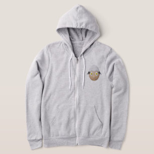 RG & RA Skurriles Ei-Charakter Süßes Design Hoodie