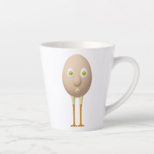 RG & RA Skurriles Ei-Charakter Süßes Design Milchtasse