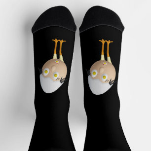 RG & RA Skurriles Ei-Charakter Süßes Design Socken