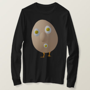 RG & RA Skurriles Ei-Charakter Süßes Design T-Shirt