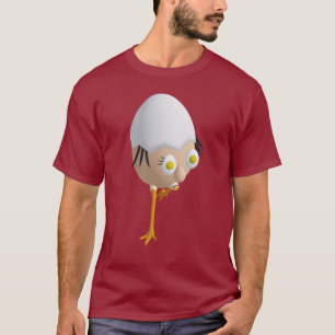 RG & RA Skurriles Ei-Charakter Süßes Design T-Shirt