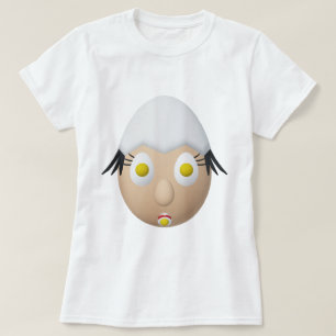 RG & RA Skurriles Ei-Charakter Süßes Design T-Shirt