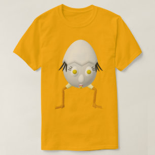 RG & RA Skurriles Ei-Charakter Süßes Design T-Shirt