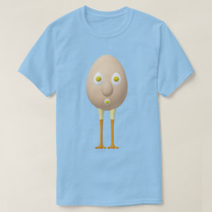 RG & RA Skurriles Ei-Charakter Süßes Design T-Shirt