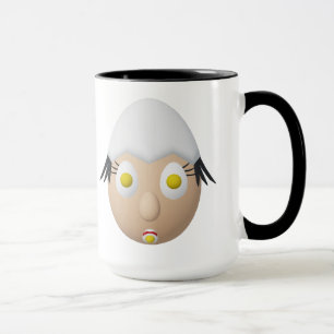 RG & RA Skurriles Ei-Charakter Süßes Design Tasse