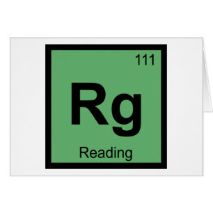 Rg - Reading Pennsylvania Chemie Periodensystem