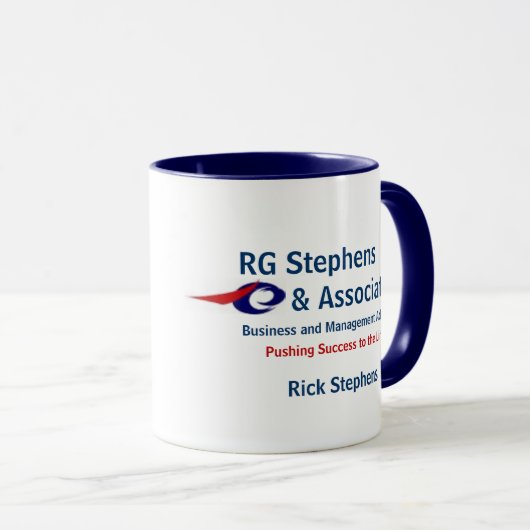 RG Stephens u. Mitarbeiter, Busine… Tasse (VorderseiteRechts)