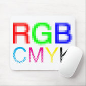 RGB CMYK MOUSEPAD (Mit Mouse)