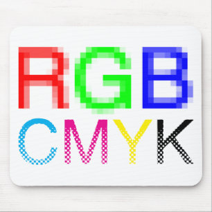 RGB CMYK MOUSEPAD