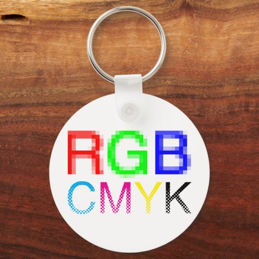 RGB CMYK SCHLÜSSELANHÄNGER (Vorderseite)