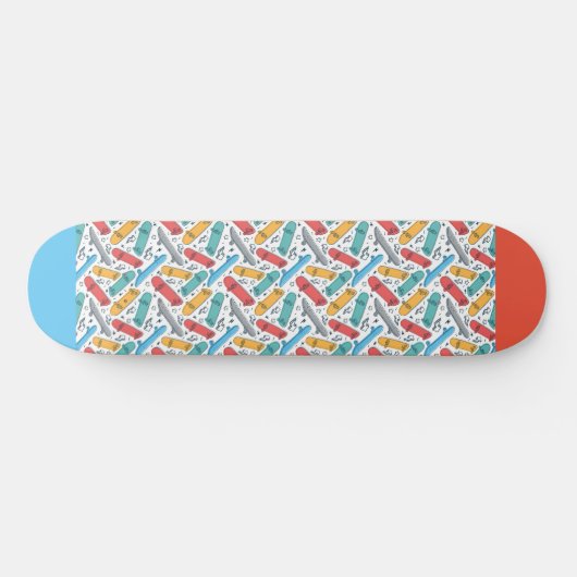 RGB Doodle Skateboard (Horizontal)